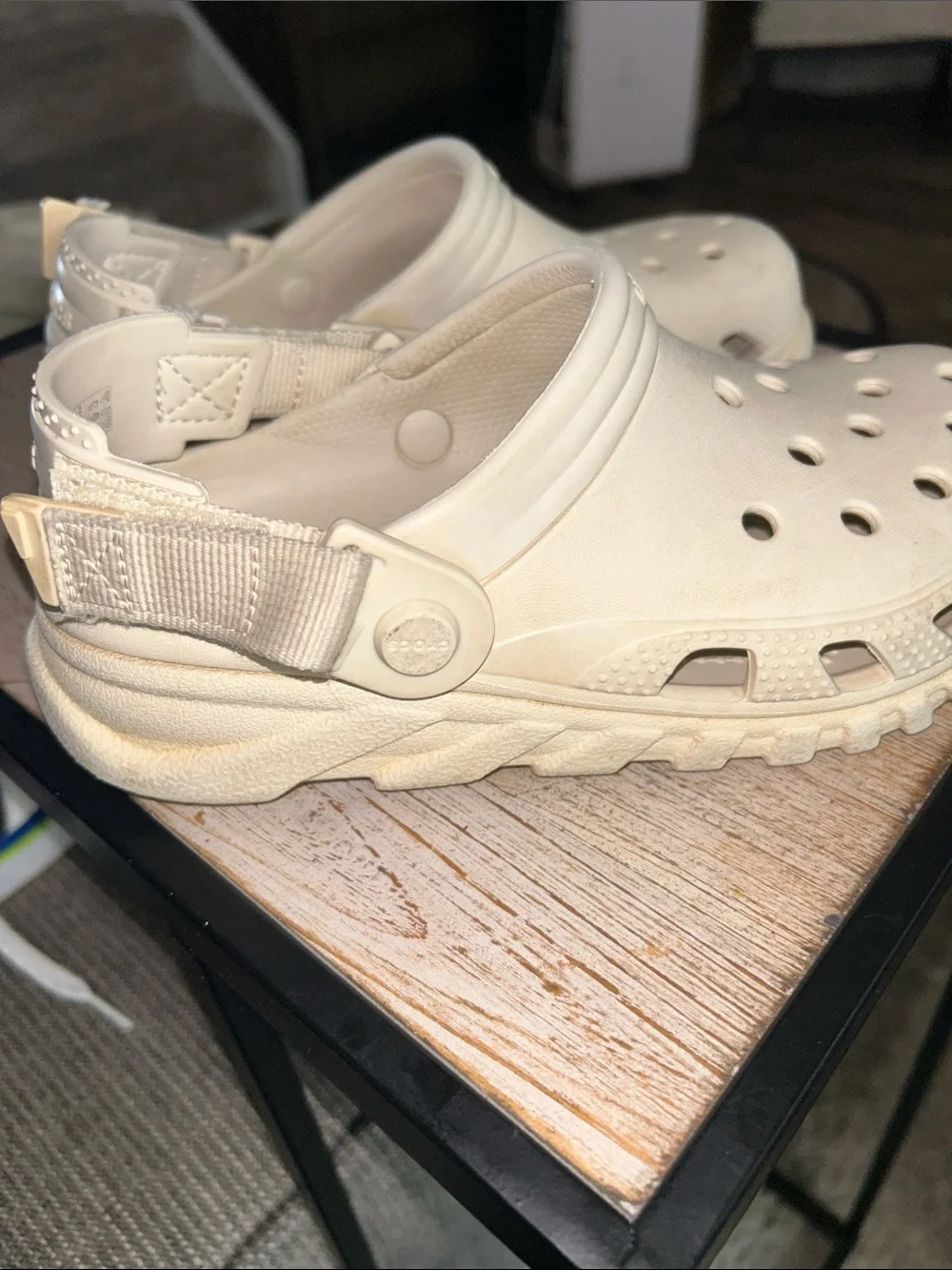 CROCS Kids Classic Clog in Off-White